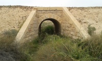 Turkish train from Sorek to Kusseima - section between Ezuz to Kusseima - Bridge 4.jpg